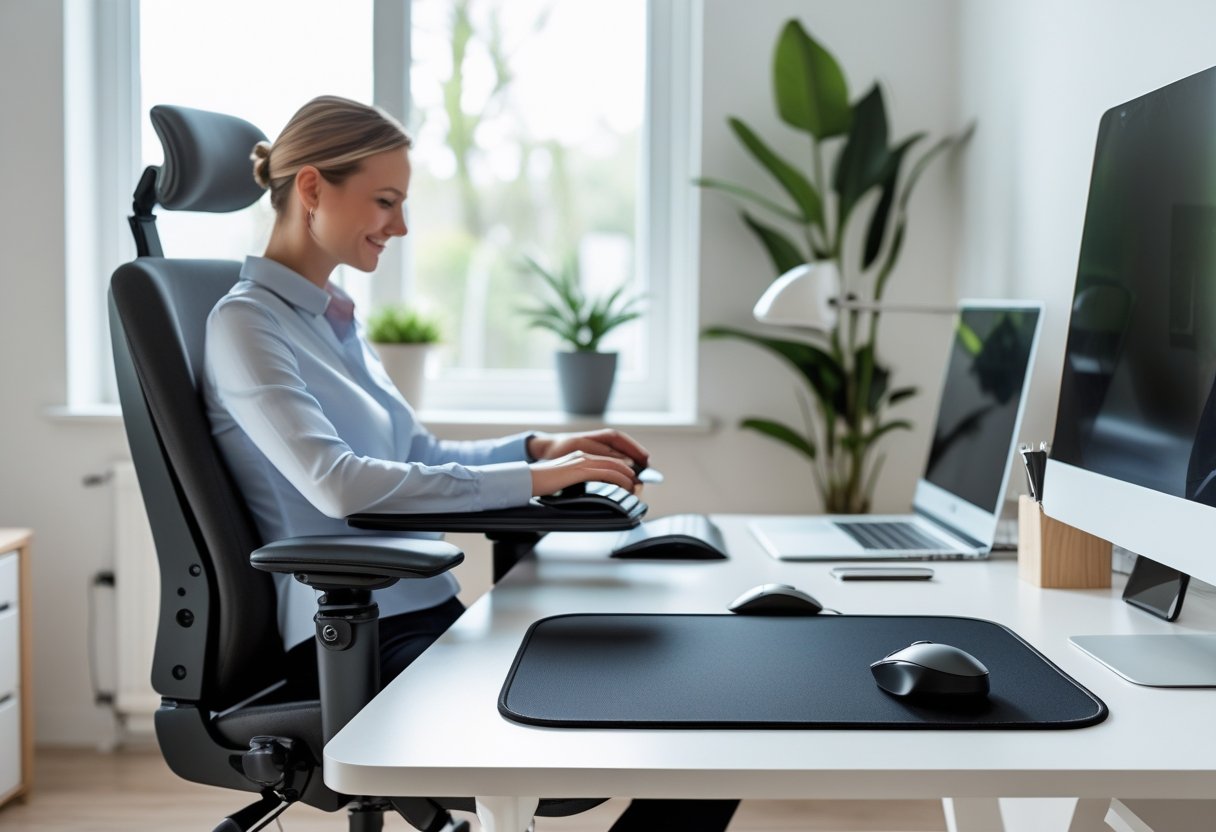 Ergonomics tips til hjemmekontoret Saadan vaelger du den rette stol og musemaattemusmaatte